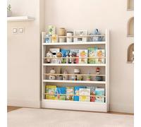 Slim Veal Bookcase, Space-Saving Behind Door Shelf, Toy & Book nizer, Open Sto Solut for Bedrooms, Living Room & Nursery, Modern Design, Easy Assembly