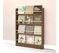 Slim Veal Bookcase, Space-Saving nizer for Toys & Boo, Behind-Door Sto Shelf, Open Design Ideal for Bedrooms & Living Rooms.