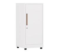 Slim Vertical Filing Cabinet with Lock for Home Office - Secure Single Door Storage Box for Files and Documents, Compact Design for Efficient nization