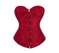 Slim Waist A Fashionable Jacquard Dress for Women to Slim the Tummy, Body Shapes the Chest Tighten Postnatal Leggings, red, 6XL
