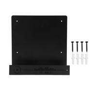 Slim Wall Mount Record Holder - Metal Display Shelf for 10-15 Vinyl Records Slish Iron Rack with Protective Back Panel - Ideal Sto nizer for Living Rooms & Music Lovers