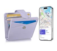 Slim Wallet for Women, RFID Blocking Bifold Credit Card Holder, Purple
