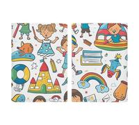 Slim Wallet Passport Holder Graffiti Style Characters Printed Card Holder Passport Cove Leather Wallet Travel Document Organizer