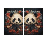 Slim Wallet Passport Holder Sitting Among Flowers Printed Card Holder Passport Cove Leather Wallet Travel Document Organizer, style, 20.3x13.8cm, Casual