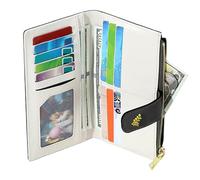 Slim Wallets Women, Slim Large Capacity Money Holder, Leather Zipper Coin Pocket for Female, for Dating Gym Beach Going Out Commuting Work Shopping