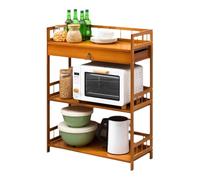 Slim Wooden Storage Rack, Stable Design with Rounded Corners, Ideal for Tools and Drawings, Kitchen or Office Use, Dimensions: 70x30x88cm