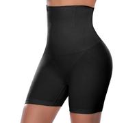 SLIMBELLE Tummy Control Body Shaper High Waisted Tummy Control Knickers Butt Lifter Shapewear For Women Seamless Thigh Slimming Shorts Boyshorts Panties Black