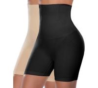 SLIMBELLE Tummy Control Body Shaper High Waisted Tummy Control Knickers Butt Lifter Shapewear For Women Seamless Thigh Slimming Shorts Boyshorts Panties