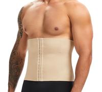 SLIMBELLE Waist Trainer Abdominal Binder Stomach Flattener for Men Women Nude