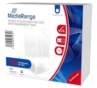 Slimcase CD Case 10Pcs 1 Disc 5.2Mm Transparent