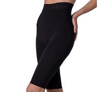 SLIMCELL Women's Anti-Cellulite Draining Leggings Shaping Short and Cyclist - Women's Containing Sleeve, Anti-Cellulite Trousers, Flat Belly, Slimming Shapewear - Made in Italy, Black Cyst, M-L