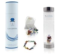 SLIMCRYSTAL Crystal Water Bottle With Bracelet - Support Your Health and Boost Natural WeightLoss