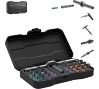 Slimdescent/Consecutive Screwdriver Set, Ratchet 24-in-1 Screwdriver Set, Dly 24 in 1 Magnetic Compact and Portable T Ratchet Screwdrivers, Multi-Function Repair Tool with Detachable Handle(1set)