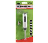 Slime 20457 Valve Core Tool, Pro-Series, Includes Storage Compartment and 2 Schrader Valve Cores