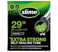 Slime 30100 Bike Inner Tube with Slime Puncture Sealant, Self Sealing, Prevent and Repair, Schrader Valve 29 x 2.35-3.0, Black