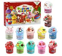 Slime Advent Calendar 2026, Christmas Countdown Calendars 24 Days of Surprises with DIY Fluffy Slime Kit, Advent Calendar 2026 Xmas Idea Gifts