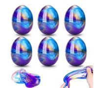 Slime Ball Party Favors - 6 Pack Stretchy, Non-Sticky, Mess-Free Slime for Stress Relief Toy for Girls and Boys for Sensory and Tactile Stimulation, Bag Fillers, Soft Non-Sticky
