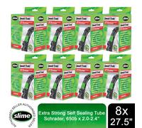 Slime Bike Inner Tubes, Family Pack of 8 Tubes, Schrader Valve, Various Sizes
