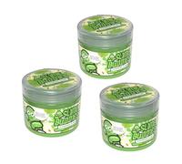 Slime Buddies Cleaning Gel | Pack of 3 - Great for Car Interiors, Cup Holders, Keyboards & More | Reusable Cleaning Slime - Apple