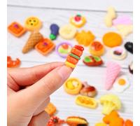 Slime Charms: 50pcs Fake Sweets, Stitch Lolly Charms - Rainbow Slime Scent, Cute Crafts Set