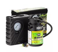 Slime 50138-51 Flat Tyre Puncture Repair, Smart Repair Plus, Emergency Kit for Car Tyres, Includes Sealant and Tyre Inflator Pump, Suitable for Cars and Other Highway Vehicles, 12 Min Fix