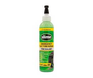 Slime Flat Tyre 'Sealant' Emergency Puncture Repair, 237ml in Green Slime Green