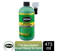 Slime Flat Tyre Sealant Smart Repair Kit Refill 473ml, All Road Vehicles