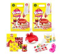 Slime Mart Small Bag (2PK) by ZURU for Making Strawberry Cheesecake, Compound Slime Toy, Arts & Crafts for Kids and Kidults, Soft Slime Making Kit for Girls Ages 6 to 10 - Fun Gift Idea for Boys Girls