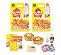 Slime Mart Small Bag (2PK) by ZURU for Making Waffles, Compound Toy, Arts & Crafts for Kids and Kidults, Soft Kit for Girls Ages 6 to 10 - Fun Gift Idea for Boys Girls