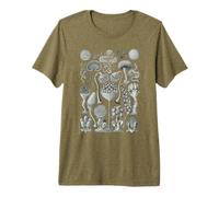 Slime Mould, Tshirt for the Nature Nerd, Mycetozoa & Lichen Premium T-Shirt
