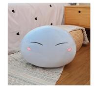 Slime Plush Pillow, That Time I Got Reincarnated As A Slime Plushie Toy Rimuru Stuffed Pillow Gift for Boys Girls Fans(Color B,45CM/17.7IN)