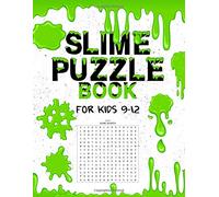 Slime Puzzle Book: For Kids 9-12 Word Search, Word Match, Scramble, Cryptogram, & Sudoku Puzzles