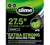 Slime 30098 Bike Inner Tube with Slime Puncture Sealant, Self Sealing, Prevent and Repair, Schrader Valve 27.5" x 2.35-3.0"