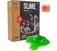Slime Science Kit for Kids Age 8 and Up Science Experiment Set with Creative Hands-On Learning Educational STEAM Toy Includes 12-Page Book and Child-Safe Materials 4 Pack