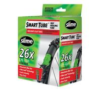 Slime 30059 Bike Inner Tube with Slime Puncture Sealant, Self Sealing, Prevent and Repair, Schrader Valve, 26" x 1.75-2.3"