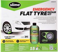 Slime Smart Emergency Flat Tyre Repair Puncture Air Compressor & Sealant Kit