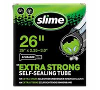 Slime 30097 Bike Inner Tube with Slime Puncture Sealant, Self Sealing, Prevent and Repair, Presta Valve 26 x 2.35-3.0, Black