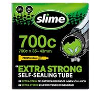 Slime 30102 Bike Inner Tube with Slime Puncture Sealant, Self Sealing, Prevent and Repair, Presta Valve, 700c x 35-43mm