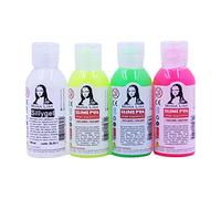 Slime Starter Kit with 3 Neon Colours (4x100ml) Craft Glue & Activator DIY Slime Glue with Magic Slime Activator