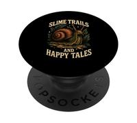 Slime Trails And Happy Tales Vintage Snail PopSockets Adhesive PopGrip
