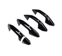 SLIMES Car Accessorie Exterior Door Handle Catch Protection Cap Cover Trim for A3 8Y 2021-2023(Bright Black)