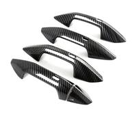 SLIMES Car Accessorie Exterior Door Handle Catch Protection Cap Cover Trim for A3 8Y 2021-2023(Carbon Fiber)