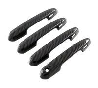 SLIMES Car Accessories Exterior Door Handles Cover Trim for Toyota for Land for Cruiser 300 LC300 2022-2023(Carbon Fiber Look)