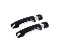 SLIMES Car Accessories Exterior Door Pull Handle Cover Outer Trim for Toyota FJ for Cruiser 2007-2021(Bright Black)