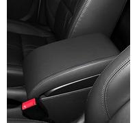 SLIMES Car Center Console Armrest Box Cover Trim Center Armrest Leather Cover For VW For Touran 2006 2007-2012(Titanium-line)