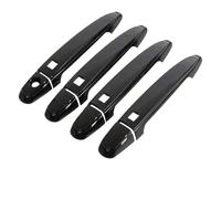 SLIMES Car Chrome Door Handles Cover Trim Accessories for Lexus LS XF30 430 2001-2006(Black 4 Buttons)