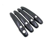 SLIMES Car Chrome Door Handles Cover Trim Accessories for Lexus LS XF30 430 2001-2006(Carbon 4 Buttons)