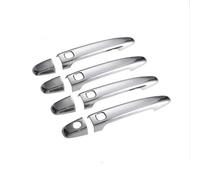 SLIMES Car Chrome Door Handles Cover Trim Accessories for Lexus LS XF30 430 2001-2006(Silver 4 Button)