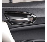 SLIMES Car Door Handle Catch Cover Stickers For BMW 1 2 Series F20 F21 2012-2019 Car Interior Frame Trim Carbon Fiber