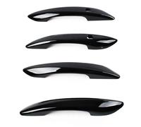 SLIMES Car Door Handle Cover Decor Accessories for Hyundai 2020 2021 2022 2023(Black 2 Buttons)